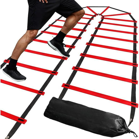 Agility Speed Training Ladder for Soccer Football Fitness with Carry Bag for Feet Drills Workout Equipment