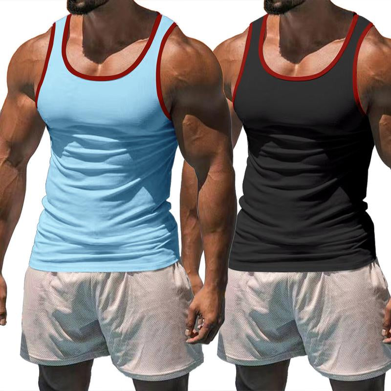 TRFIC Men'S Sleeveless Tank Tops with a Sense of Design for Sports and Gym Workout Beach Casual