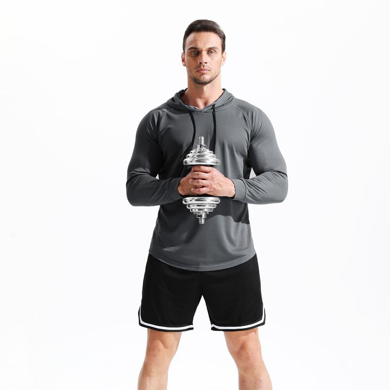 CADMUS Men'S Running Shirts Workout Long Sleeve Shirts for Hiking, Fishing, Gym Hoodies