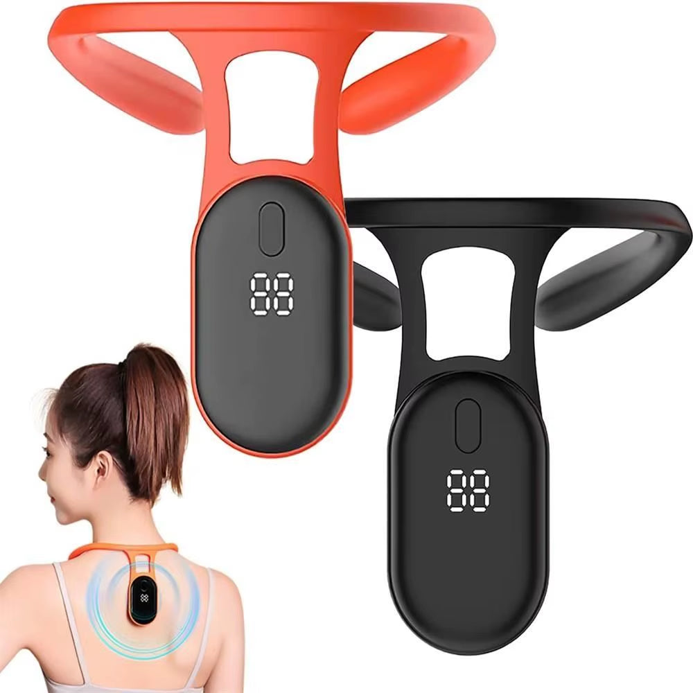 Portable Body Shaping Neck Instrument Electric Ultrasonic Lymphatic Soothing Posture Correction Reminder Device for Men Women