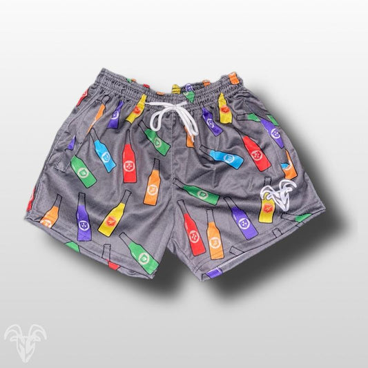 Goat Strength - Call of Duty Zombies Perk Bottle Mesh Gym Shorts