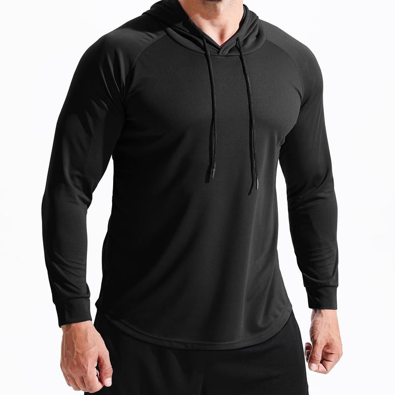 CADMUS Men'S Running Shirts Workout Long Sleeve Shirts for Hiking, Fishing, Gym Hoodies