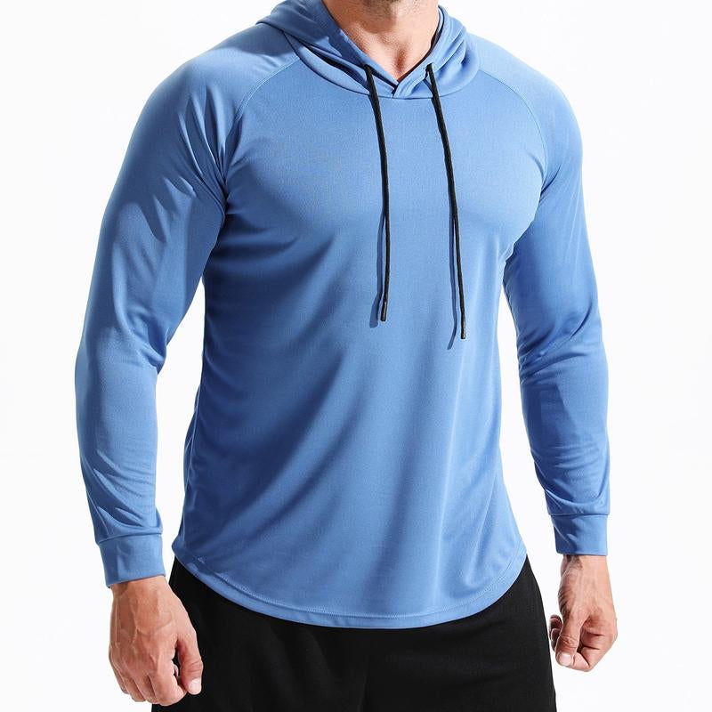 CADMUS Men'S Running Shirts Workout Long Sleeve Shirts for Hiking, Fishing, Gym Hoodies