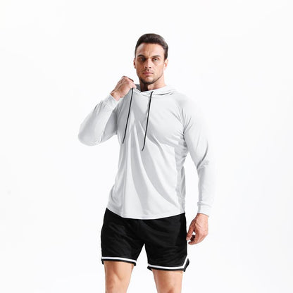 CADMUS Men'S Running Shirts Workout Long Sleeve Shirts for Hiking, Fishing, Gym Hoodies