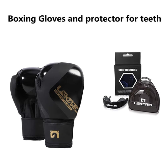 Lekaro 12Oz Fighting Boxing Gloves Men'S Women'S Empty Gloves Free Fighting Breathable Gloves Fighting Training Gloves Equipment