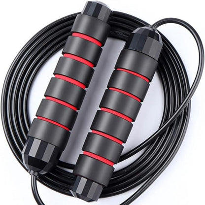 Tangle-Free Speed Jump Rope with Ball Bearings – Adjustable Steel Cable and Foam Handles for Fitness, Home Exercise, and Weight Loss