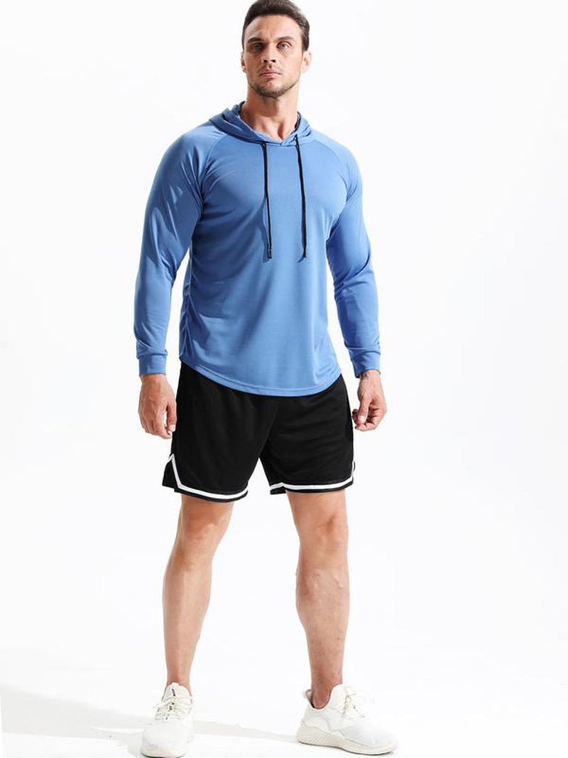 CADMUS Men'S Running Shirts Workout Long Sleeve Shirts for Hiking, Fishing, Gym Hoodies