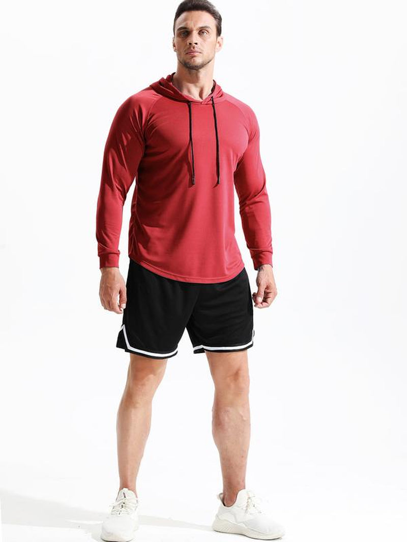 CADMUS Men'S Running Shirts Workout Long Sleeve Shirts for Hiking, Fishing, Gym Hoodies