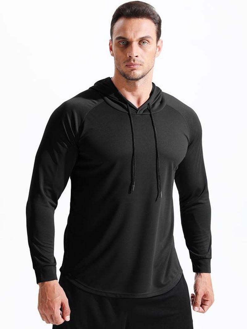 CADMUS Men'S Running Shirts Workout Long Sleeve Shirts for Hiking, Fishing, Gym Hoodies