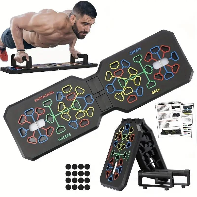 Multifunctional Push up Trainer Board - Enhance Chest Muscle Strength, Boost Home & Gym Workout Efficiency, Ergonomic Design for Comfortable Exercise